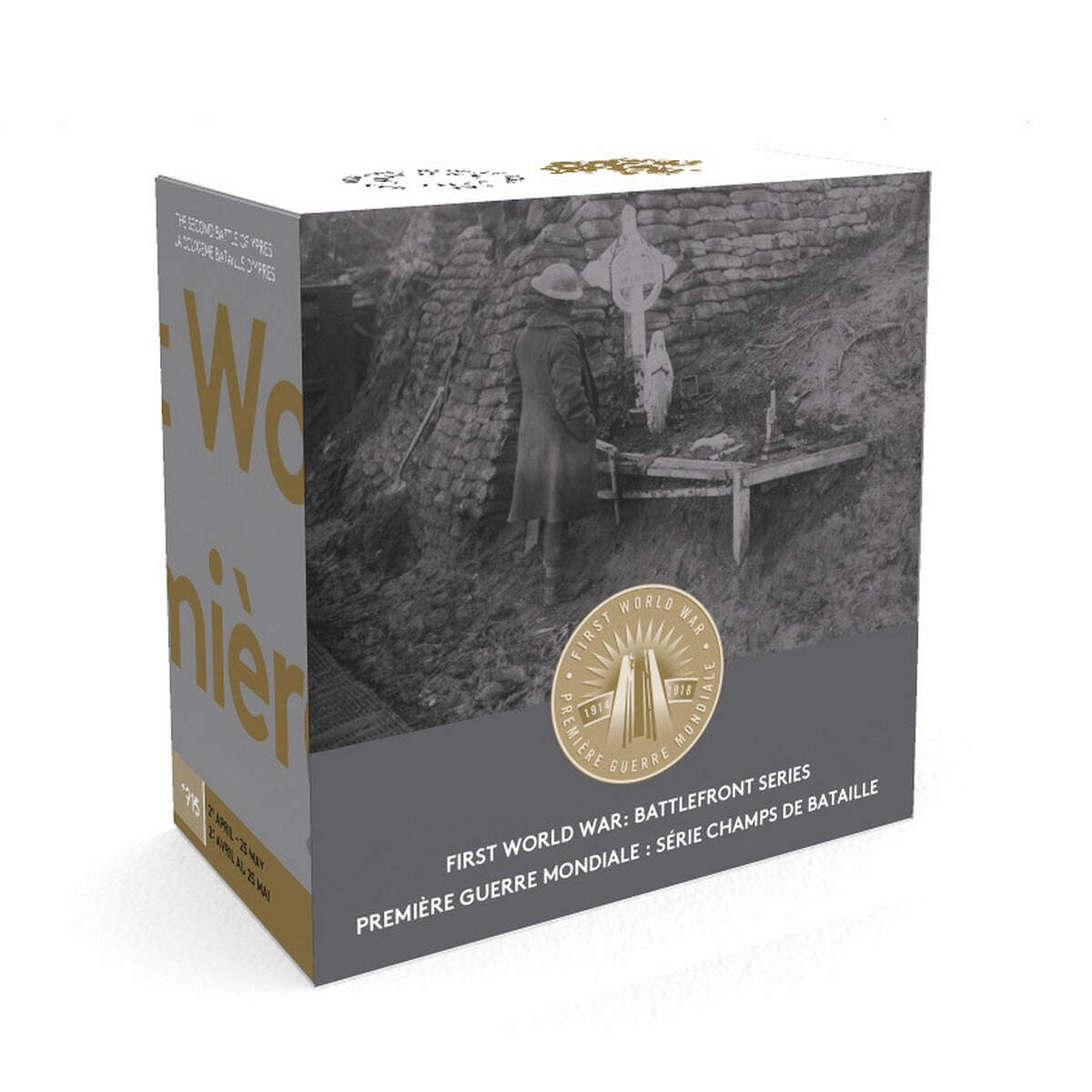 2015 $20 The Second Battle of Ypres: First World War: Battlefront Series - Pure Silver Coin Default Title