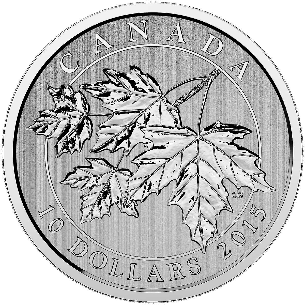 2015 $10 Maple Leaf - Pure Silver Coin Default Title