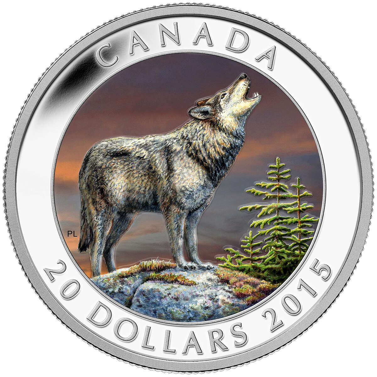 2015 $20 Wolf - Pure Silver Coin Default Title