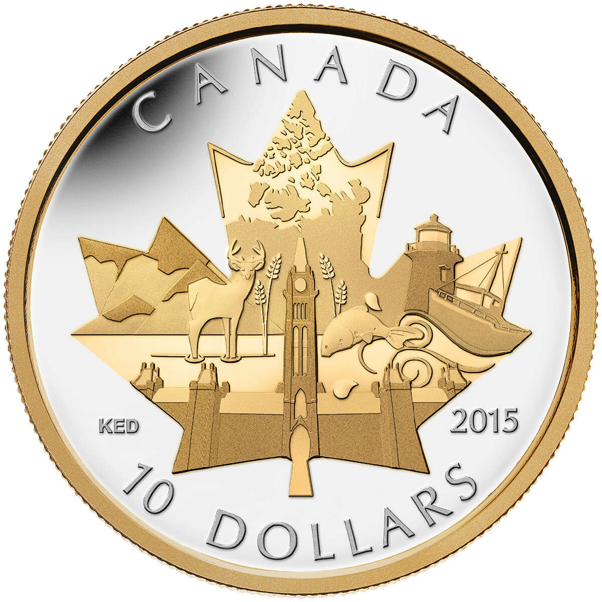 2015 $10 Celebrating Canada - Pure Silver Coin *SOLD OUT AT THE MINT* Default Title