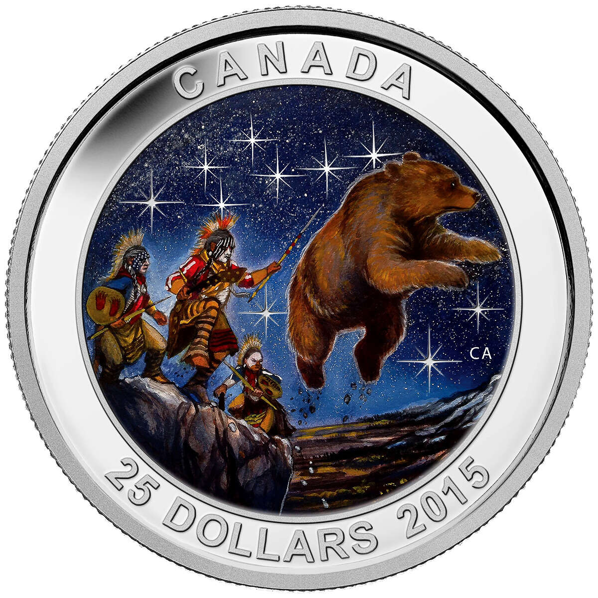 2015 $25 Star Charts: The Great Ascent - Pure Silver Coin Default Title