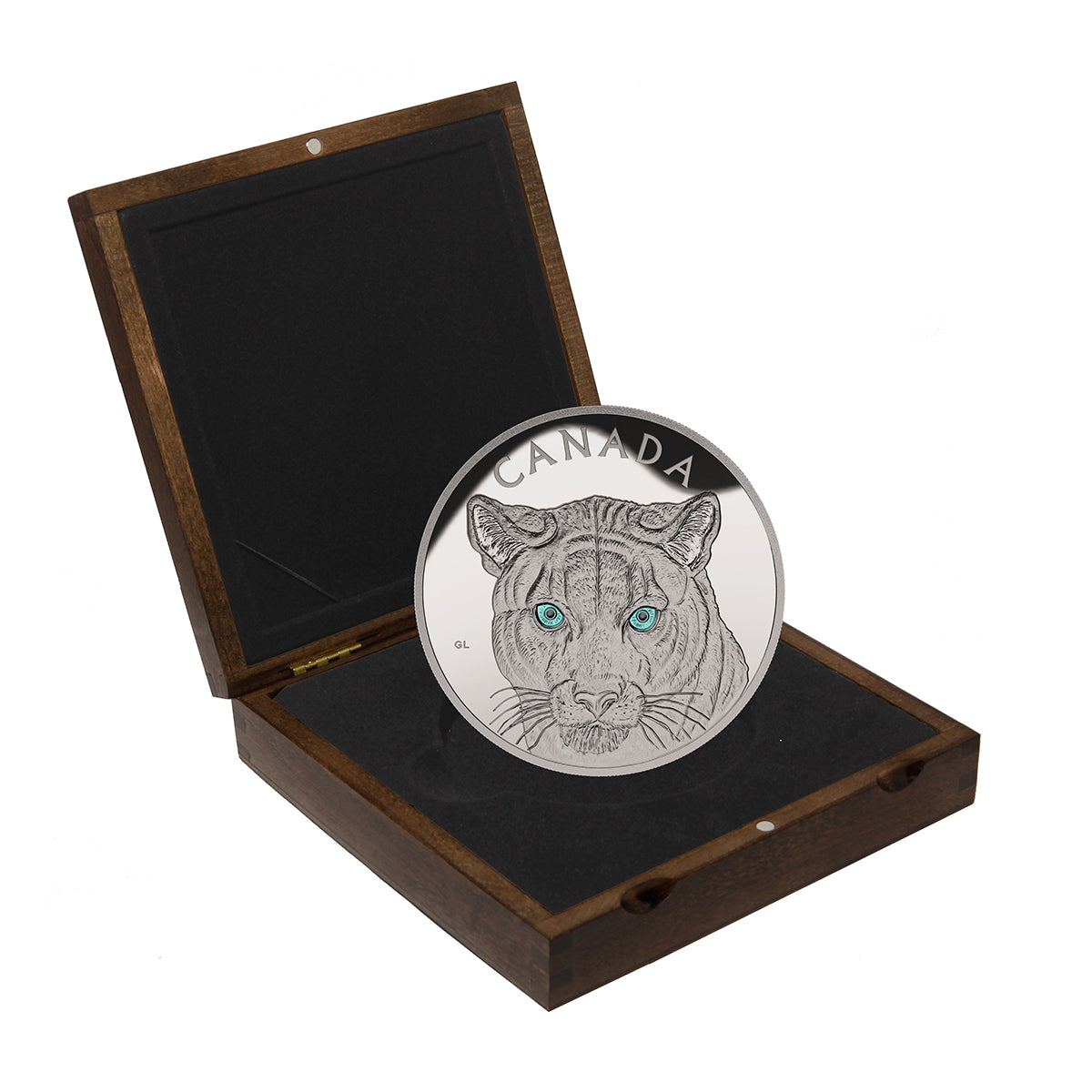 2015 $250 In the Eyes of the Cougar - Pure Silver Kilo Coin