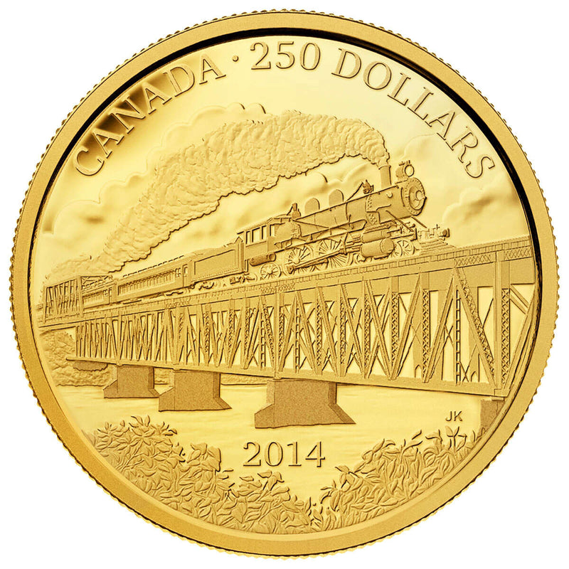2014 $250 Completion of the Grand Trunk Pacific Railway, 100th Anniversary - Pure Gold Coin Default Title