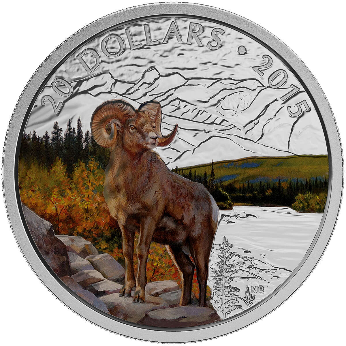 2015 $20 Bighorn Sheep - Pure Silver Coin *SOLD OUT AT THE MINT* Default Title