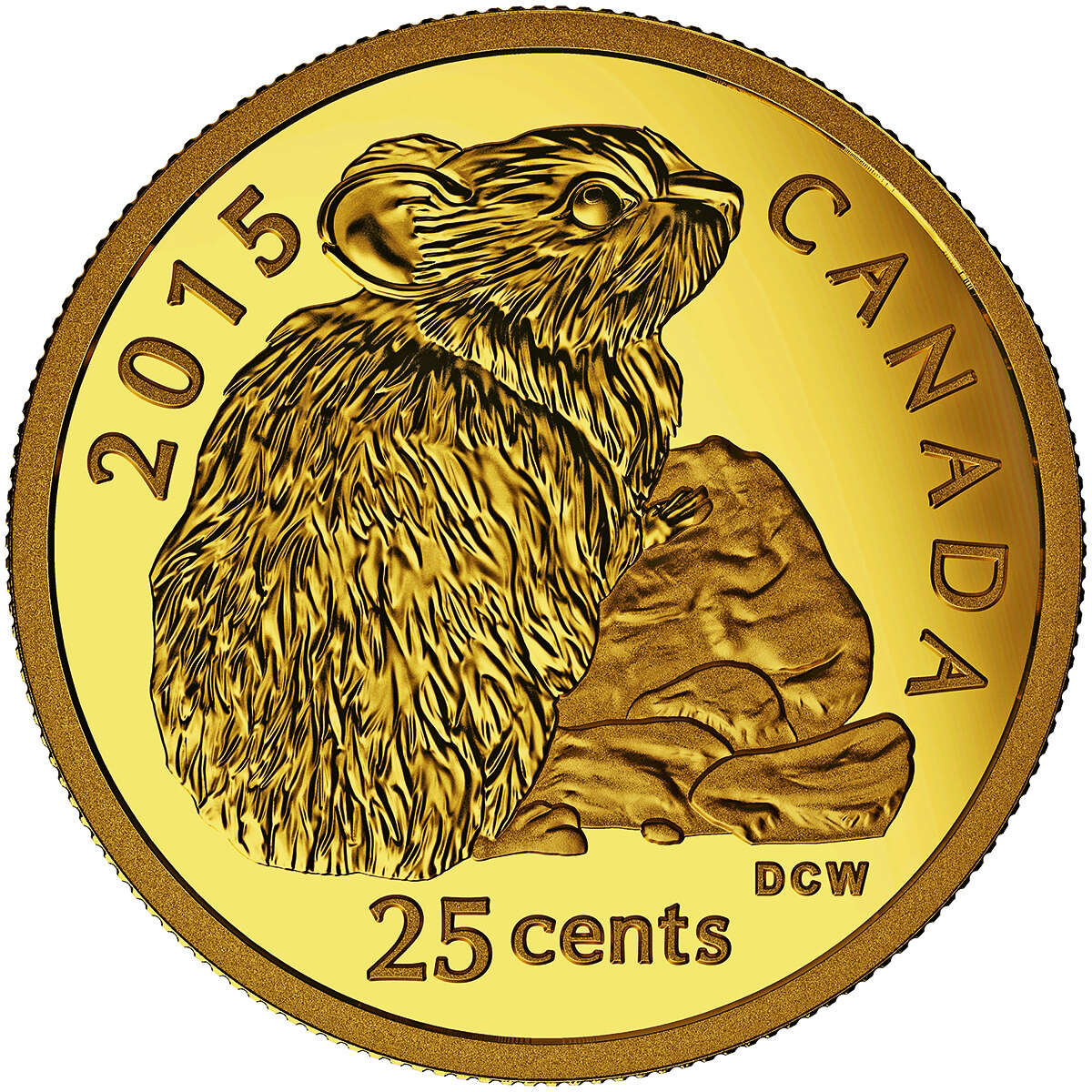2015 25c Rock Rabbit - Pure Gold Coin Default Title