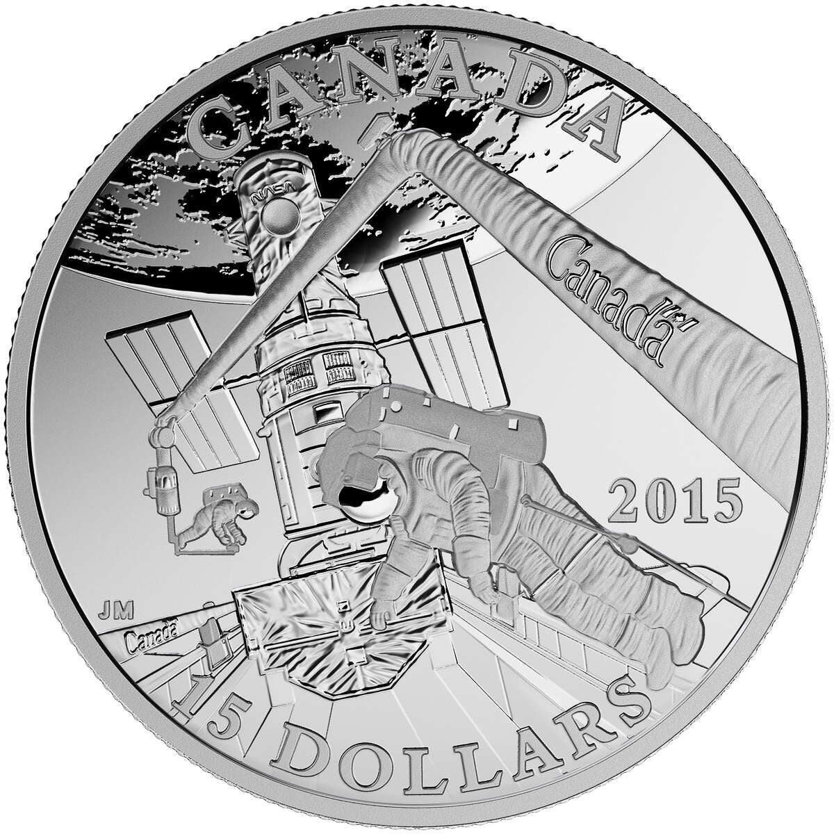 2015 $15 Exploring Canada: Space Exploration - Pure Silver Coin Default Title