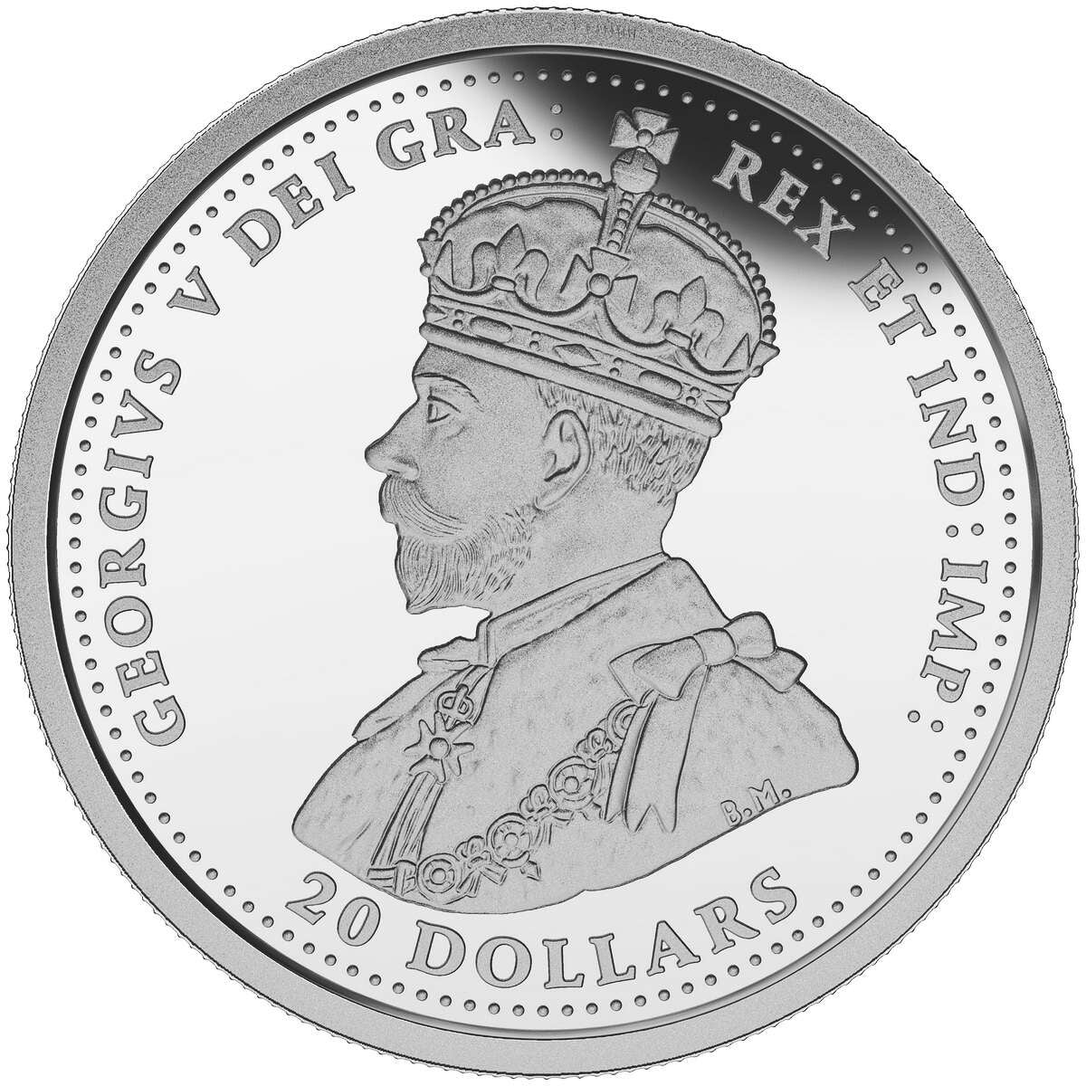 2015 $20 The Canadian Home Front: Canada's First Submarines During the First World War - Pure Silver Coin Default Title