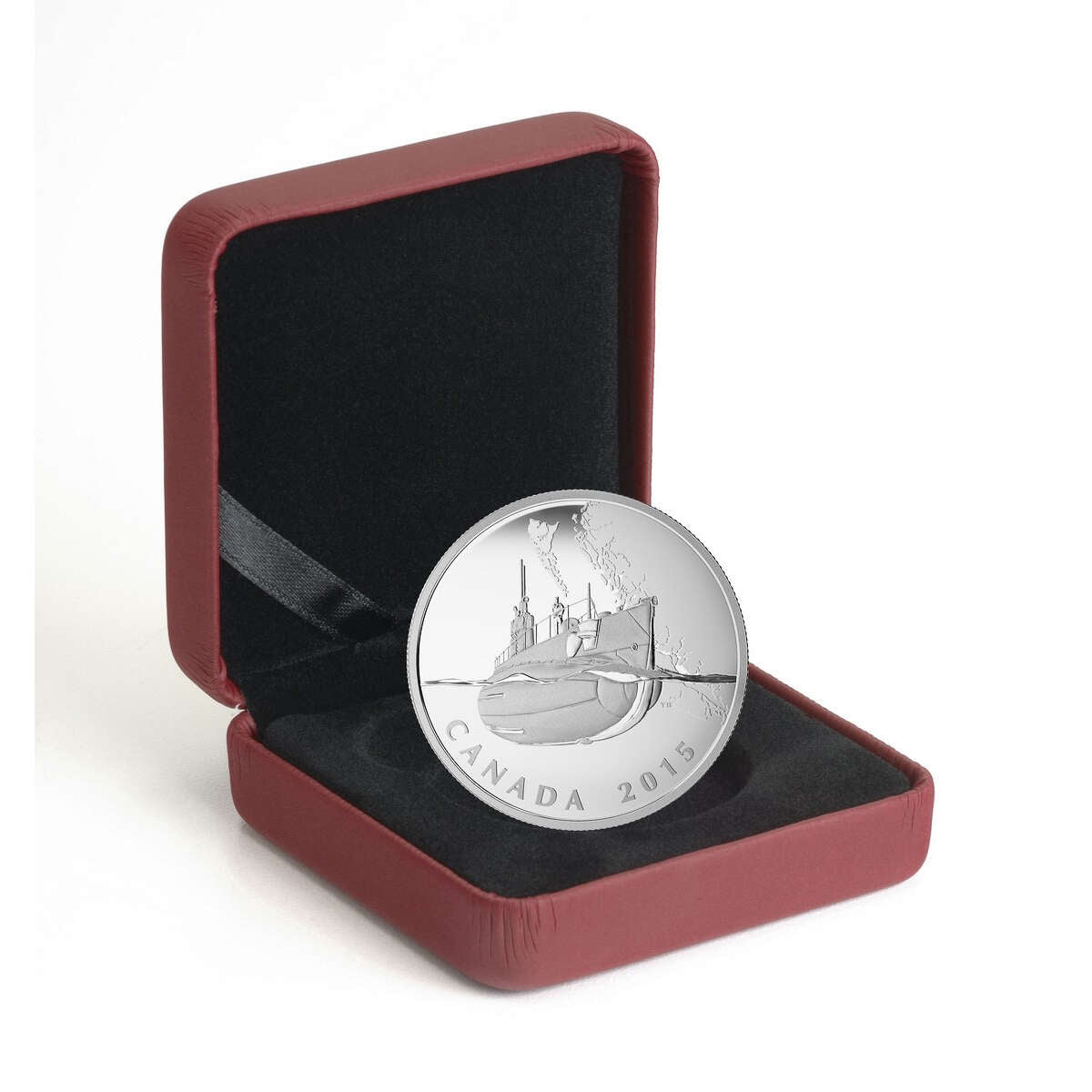 2015 $20 The Canadian Home Front: Canada's First Submarines During the First World War - Pure Silver Coin Default Title