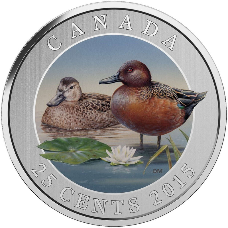 2015 25c Cinnamon Teal - Coloured Coin Default Title