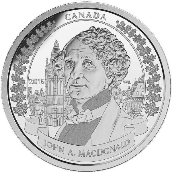 2015 $20 Sir John A. Macdonald - Pure Silver Coin