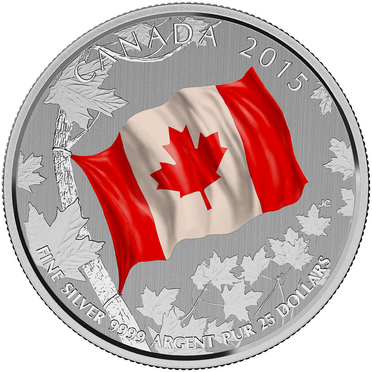 2015 $25 for $25 Canadian Flag - Pure Silver Coin *SOLD OUT AT THE MINT* Default Title