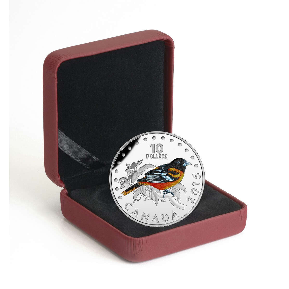 2015 $10 Colourful Songbirds of Canada: Baltimore Oriole - Pure Silver Coin Default Title