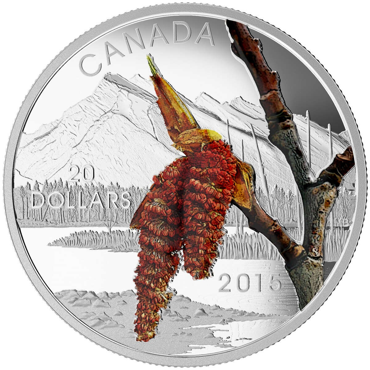 2015 $20 Forests of Canada: Boreal Balsam Poplar - Pure Silver Coin Default Title