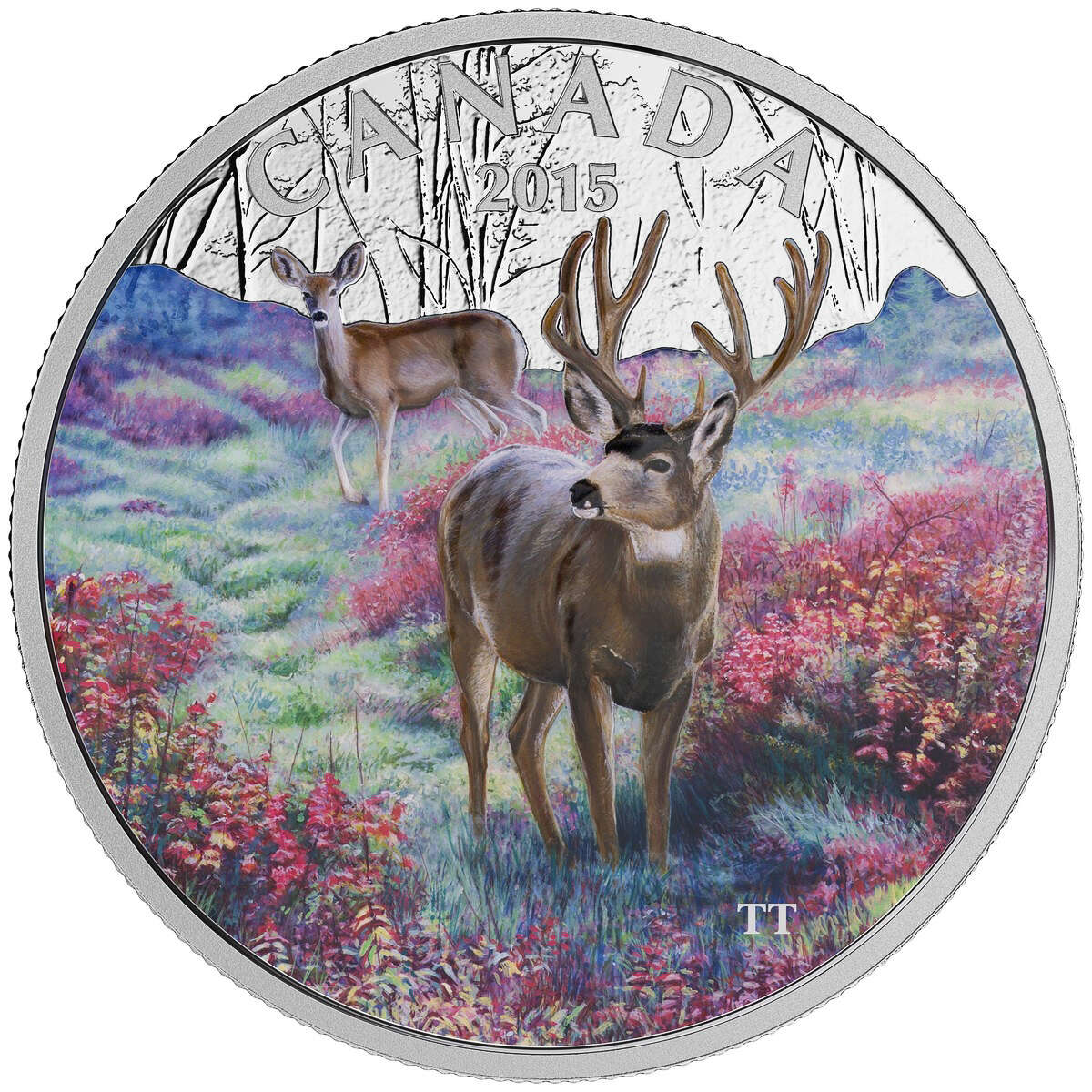 2015 $20 Misty Morning Mule Deer - Pure Silver Coin *SOLD OUT AT THE MINT* Default Title