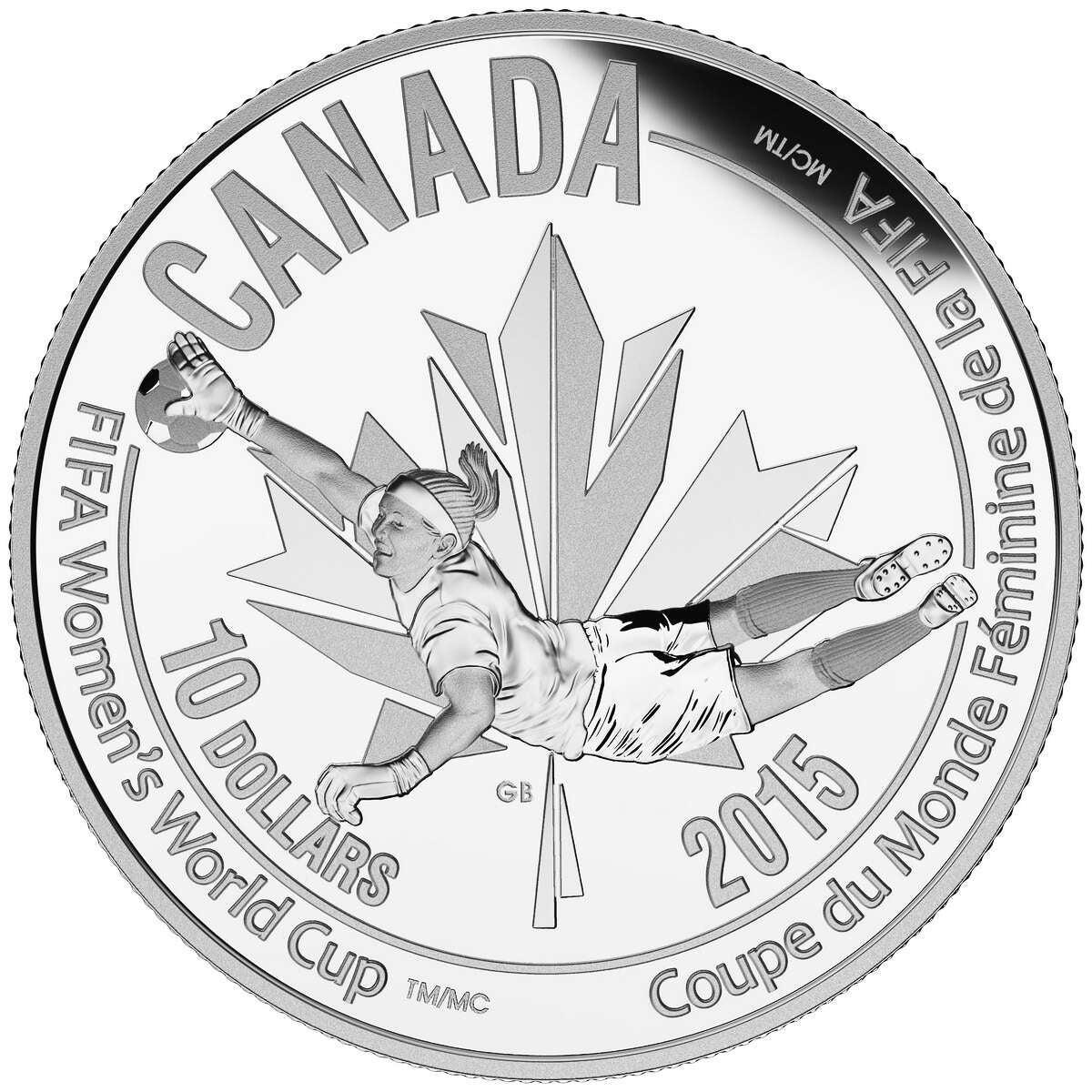 2015 $10 FIFA Women's World Cup Canada 2015<sup>TM/MC</sup>: The Goalie - Pure Silver Coin Default Title