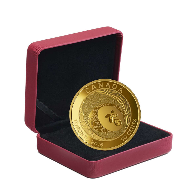 2015 50c TORONTO 2015<sup>TM</sup> Pan Am/ Parapan Am Games: Celebrating Excellence - Gold-Plated Coin Default Title