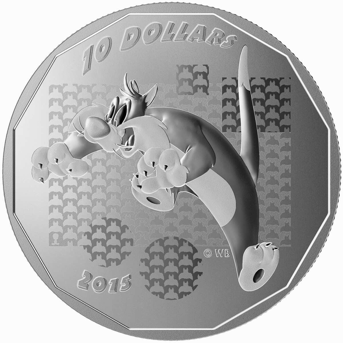 2015 $10 Looney Tunes<sup>TM</sup>: "Suffering Succotash!" - Pure Silver Coin Default Title