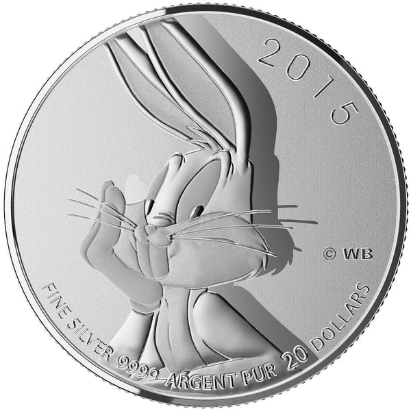 2015 $20 for $20 Looney TunesTM: Bugs Bunny - Pure Silver Coin