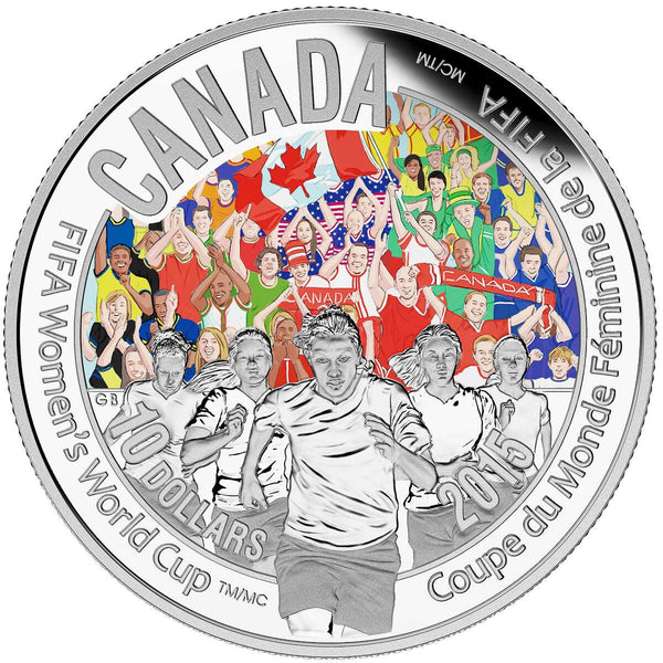 2015 $10 FIFA Women's World Cup Canada 2015TM/MC: 