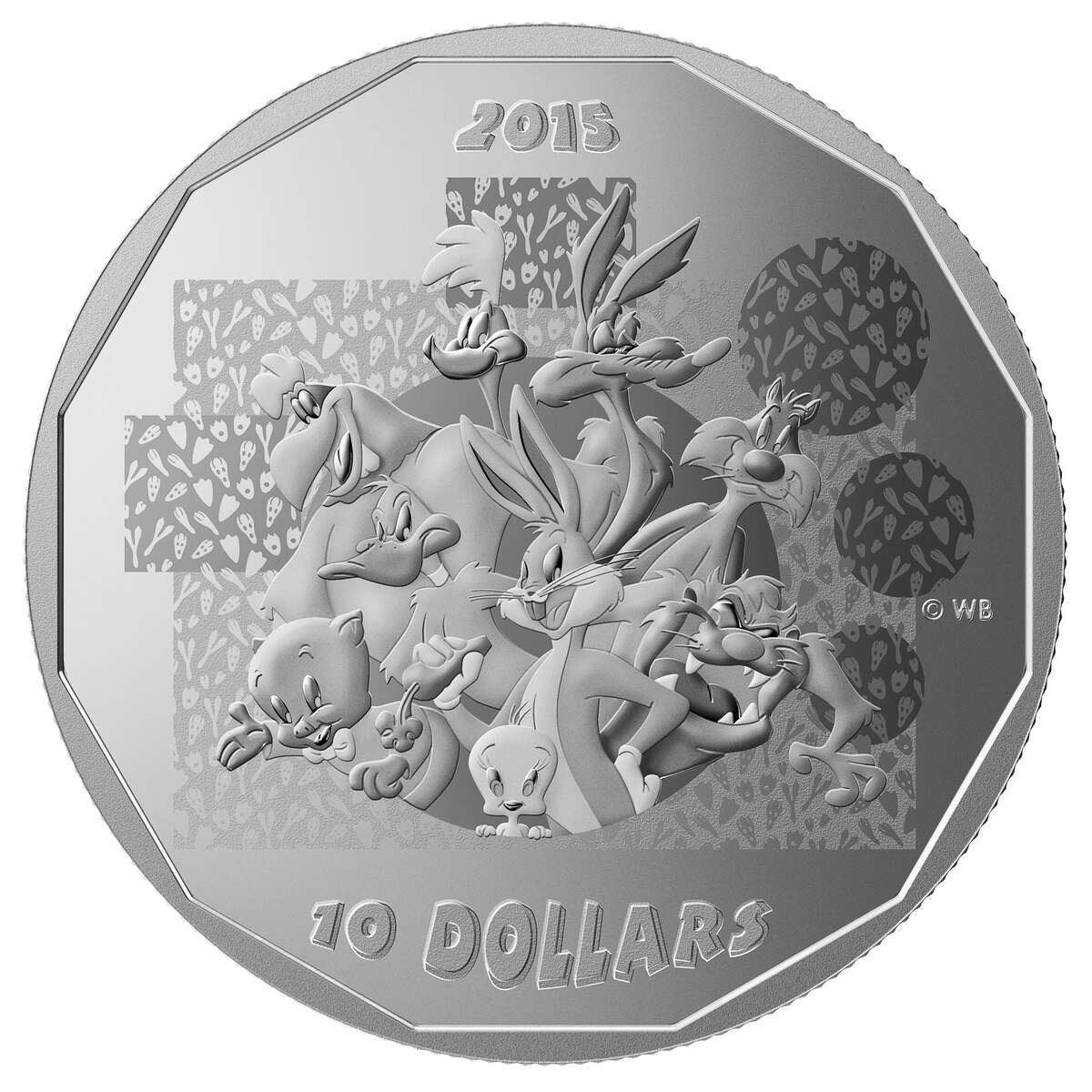 2015 $10 Looney Tunes<sup>TM</sup>: "That's All Folks!" - Pure Silver Coin Default Title