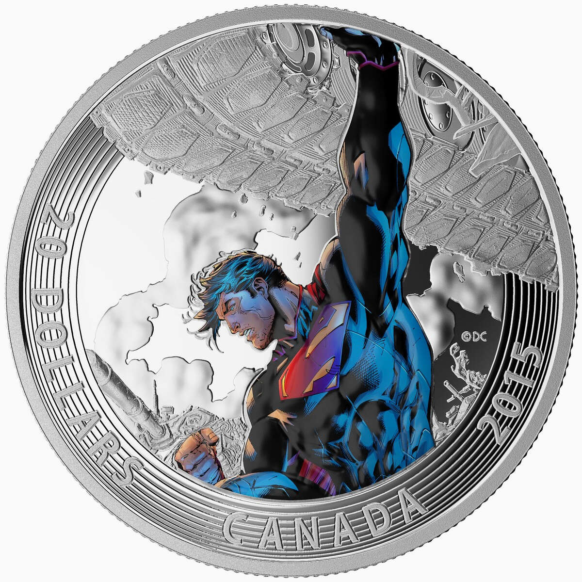 2015 $20 Iconic Superman<sup>TM</sup> Comic Book Covers: <i>Superman Unchained #2</i> (2013) - Pure Silver Coin *SOLD OUT AT THE MINT* Default Title