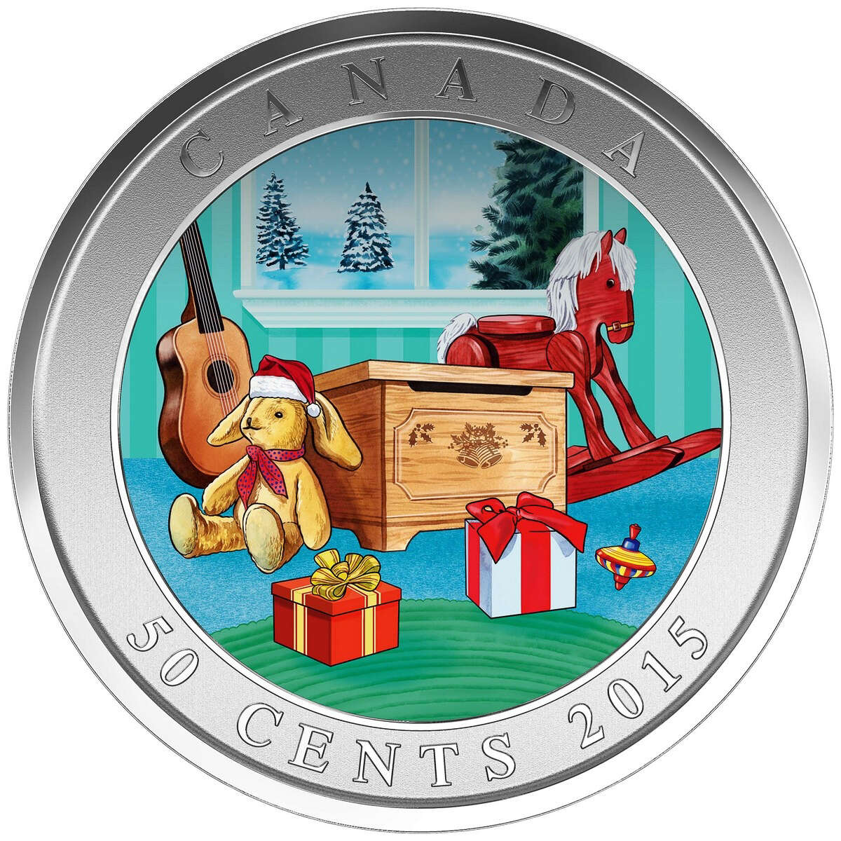 2015 50c Holiday Toy Box - Lenticular Coin Default Title