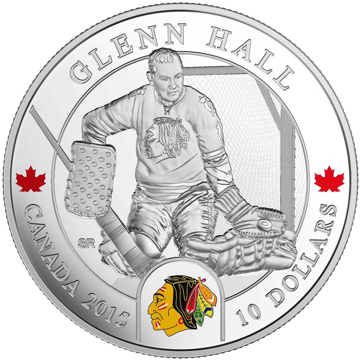2015 $10 Goalies: Glenn Hall - Pure Silver Coin Default Title
