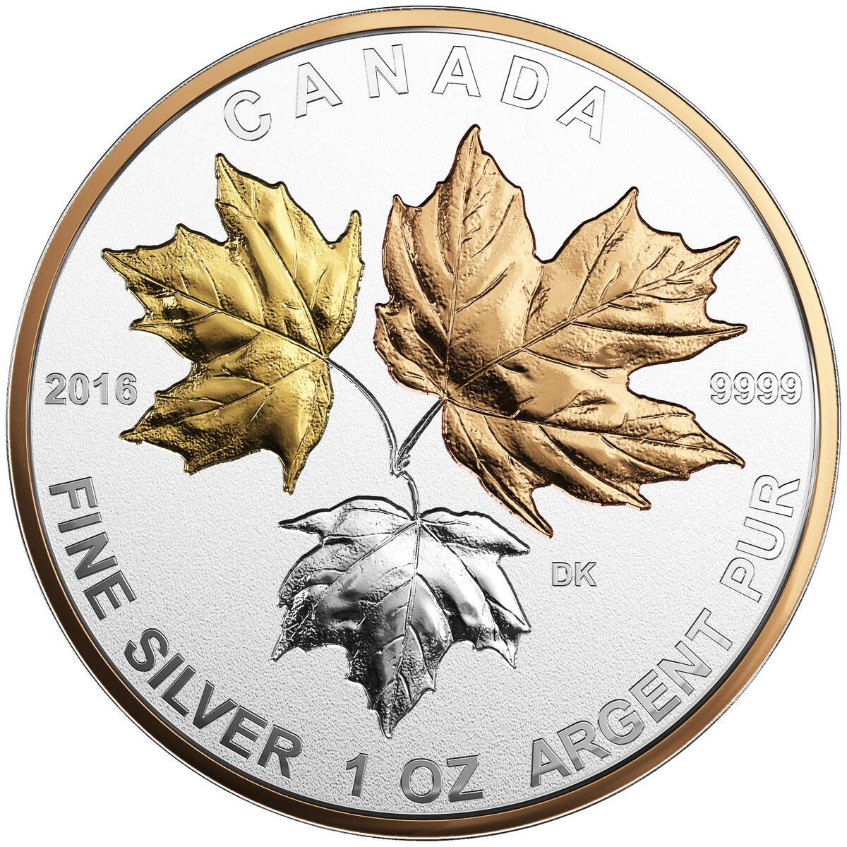 2016 A Historic Reign - Pure Silver Maple Leaf Fractional Set Default Title