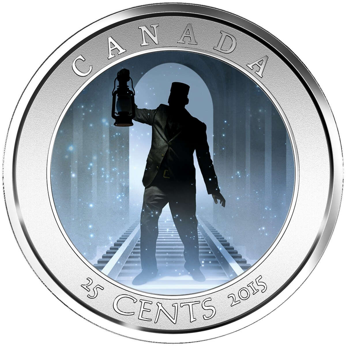 2015 25c Haunted Canada: Brakeman - Lenticular Coin Default Title