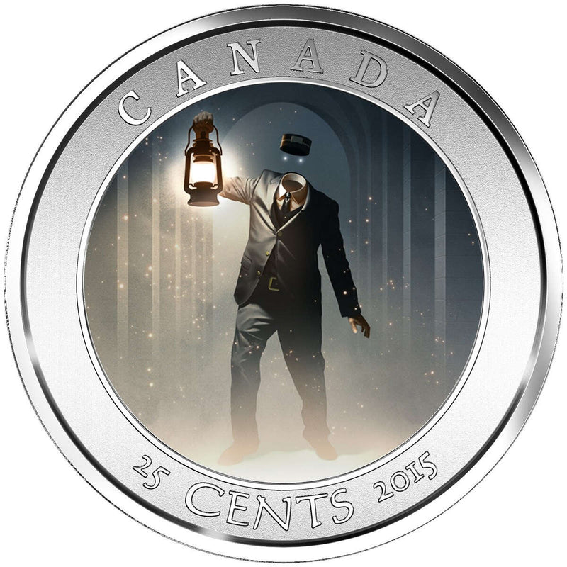 2015 25c Haunted Canada: Brakeman - Lenticular Coin Default Title