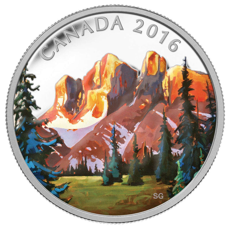 2016 $20 The Rockies: Canadian Landscape Series - Pure Silver Coin Default Title