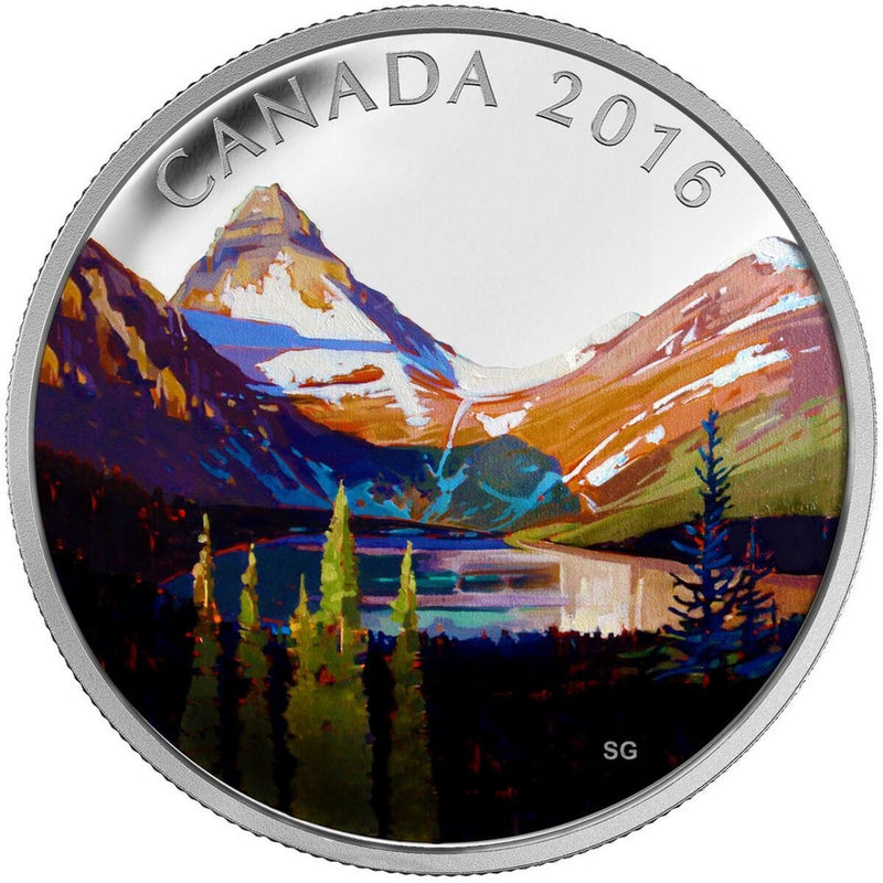 2016 $20 Canadian Landscape Series: The Lake - Pure Silver Coin Default Title