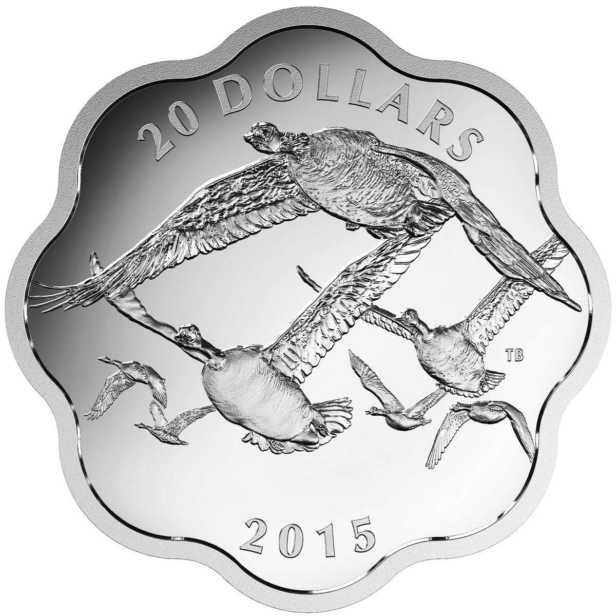 2015 $20 Master of the Sky: Canada Goose - Pure Silver Coin Default Title