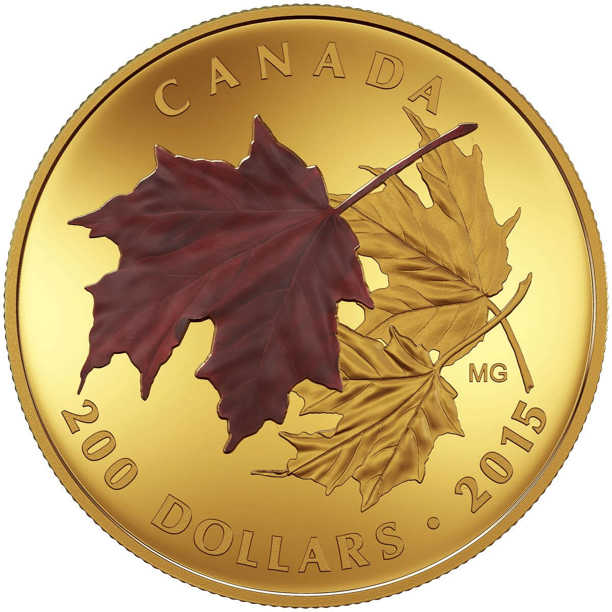 2015 $200 Alluring Maple Leaves of Fall - Pure Gold 3-Coin Set Default Title