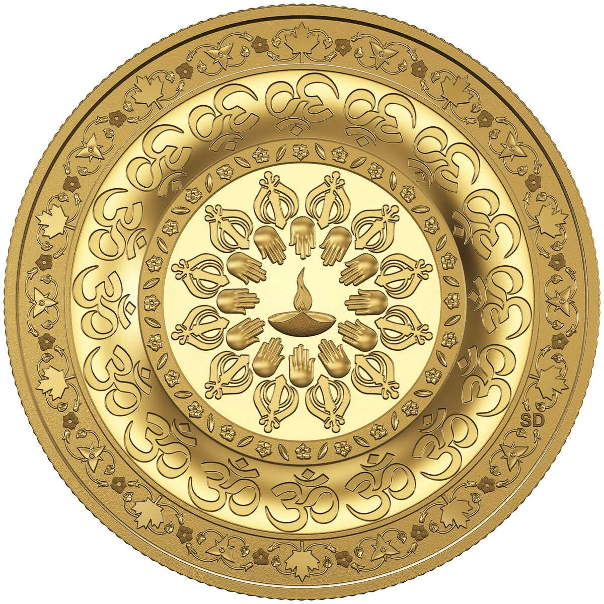 2015 $200 Diwali: Festival of Lights - Pure Gold Coin Default Title