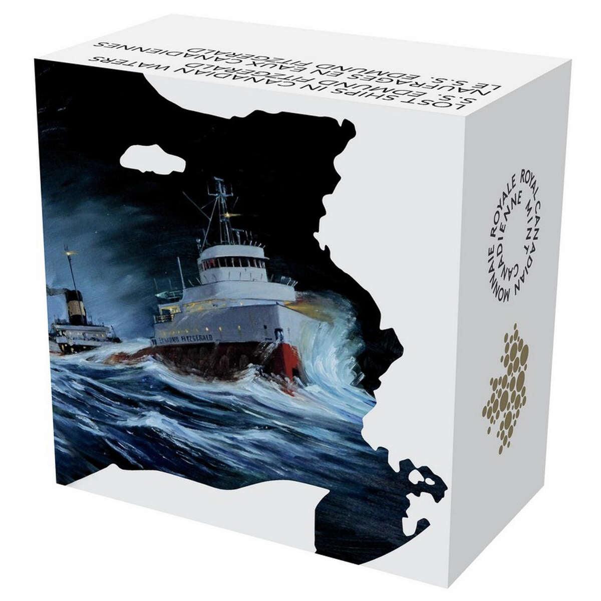 2015 $20 Lost Ships in Canadian Waters: S.S. Edmund Fitzgerald - Pure Silver Coin Default Title