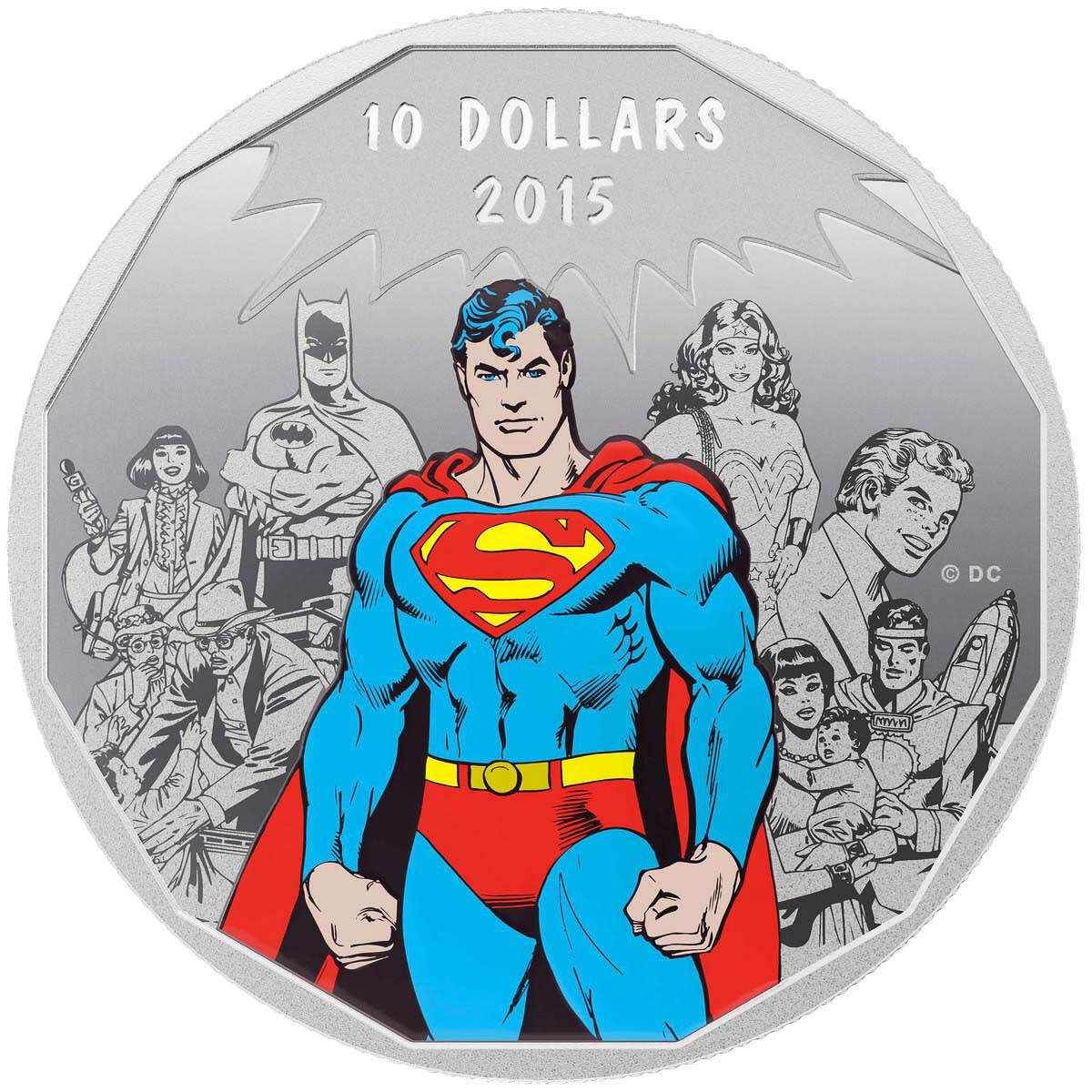 2015 $10 <i>DC Comics<sup>TM</sup> Originals</i>: Legacy - Pure Silver Coin Default Title