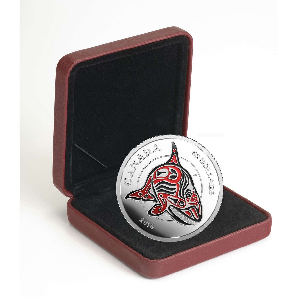 2016 $50 Mythical Realms of the Haida: The Orca - 5-oz. Pure Silver Co