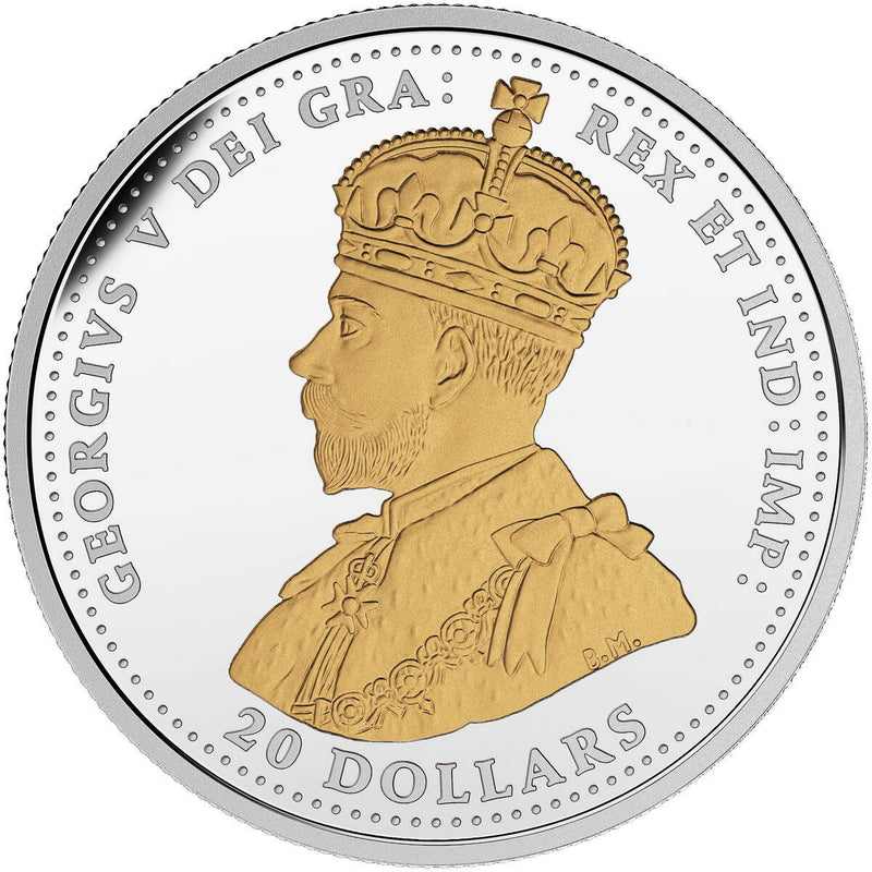 2016 $20 First World War: Battlefront Series - The Somme Offensive - Pure Silver Coin