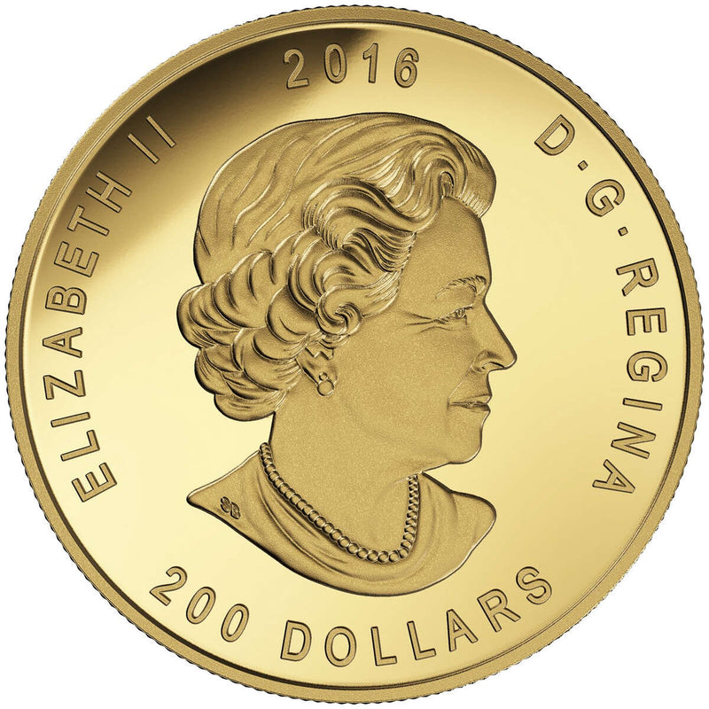 2016 $200 Roaring Grizzly Bear - Pure Gold Coin Default Title