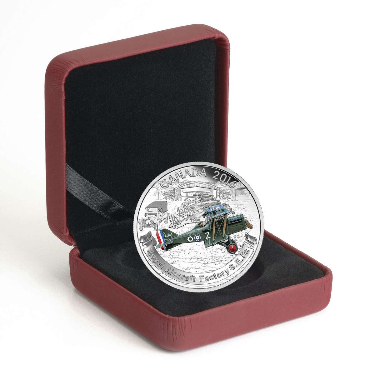 2016 $20 Aircraft of the First World War Series: The Royal Aircraft Factory S.E.5A - Pure Silver Coin Default Title