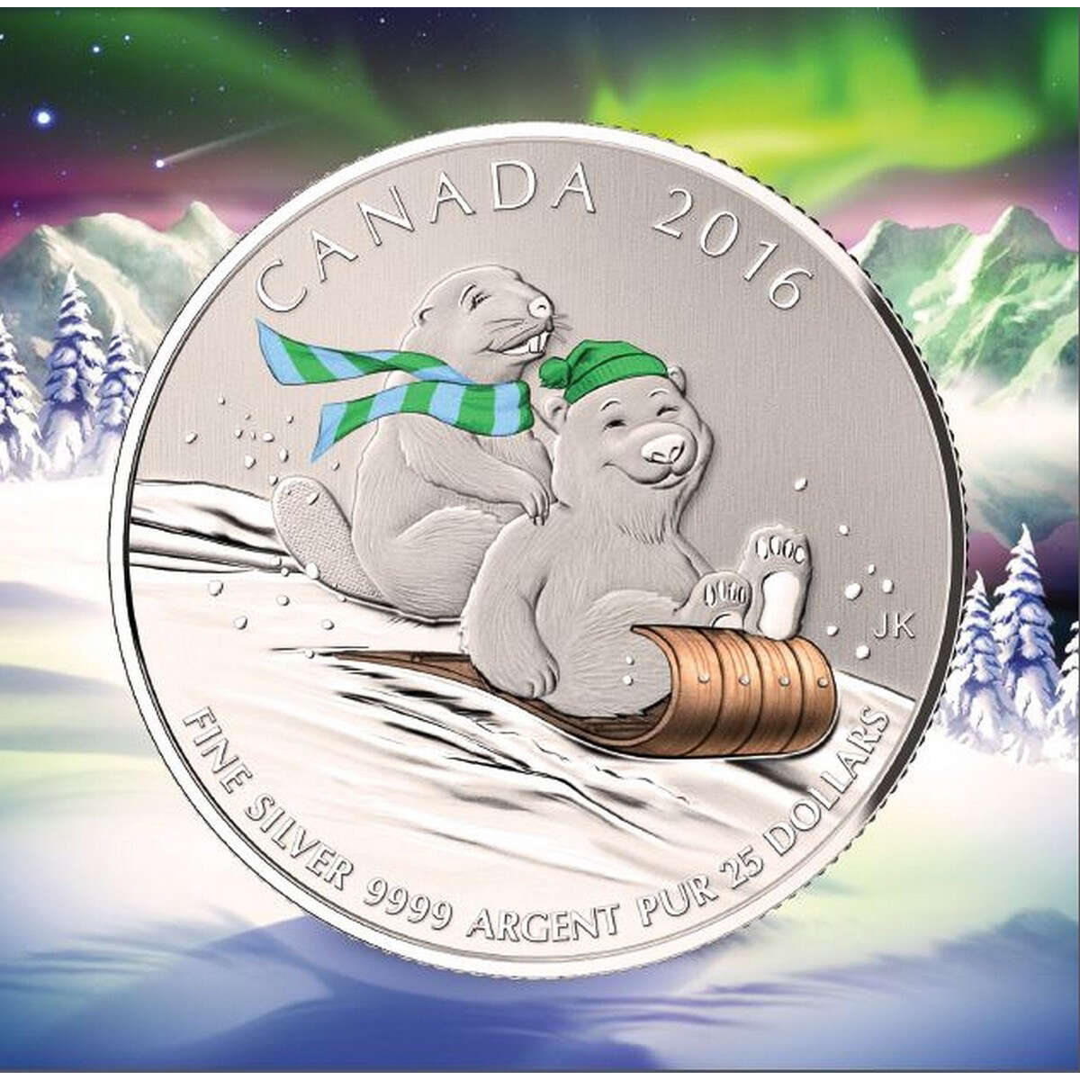 2016 $25 for $25 Winter Fun - Pure Silver Coin