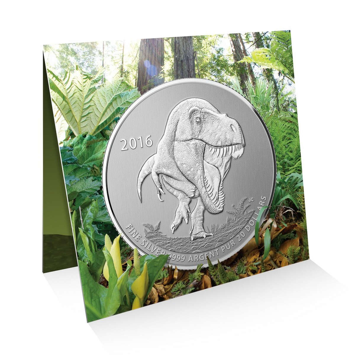 T. Rex テイチク 20CPシリーズ 全20巻フルコンプリート 2016 $20 for $20 Tyrannosaurus Rex - Pure Silver Coin