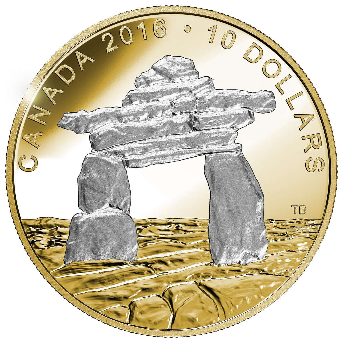 2016 $10 Iconic Canada: Inukshuk - Pure Silver Coin *SOLD OUT AT THE RCM* Default Title