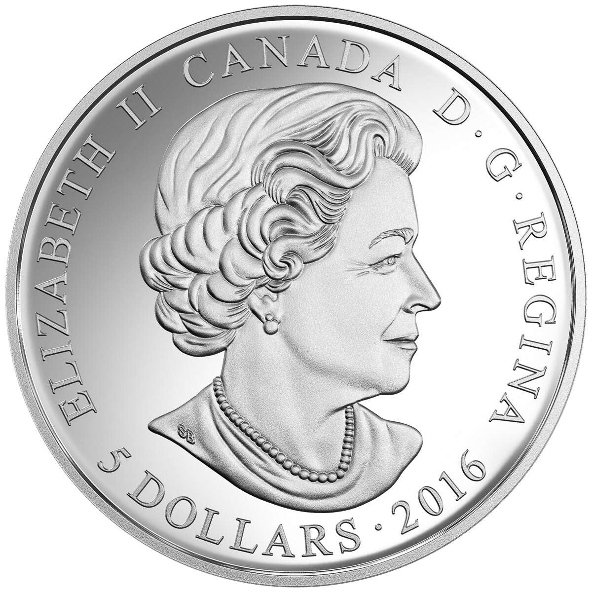 2016 $5 Birthstones: March - Pure Silver Coin Default Title