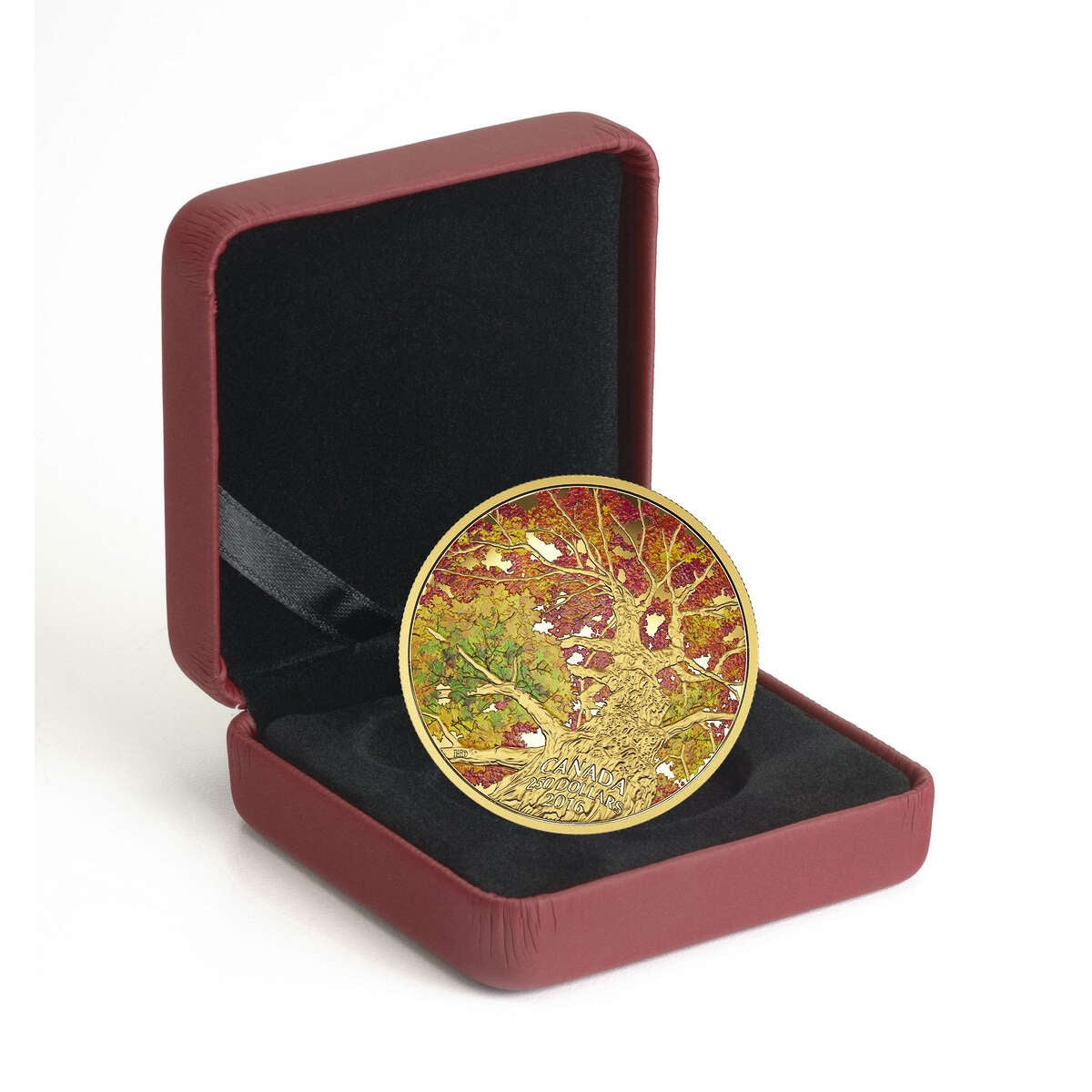 2016 $250 Maple Canopy: Kaleidoscope of Colour - Pure Gold Coin