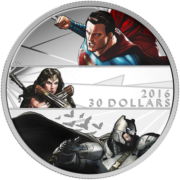 2016 $30 Batman v Superman: Dawn of JusticeTM - Pure Silver Coin
