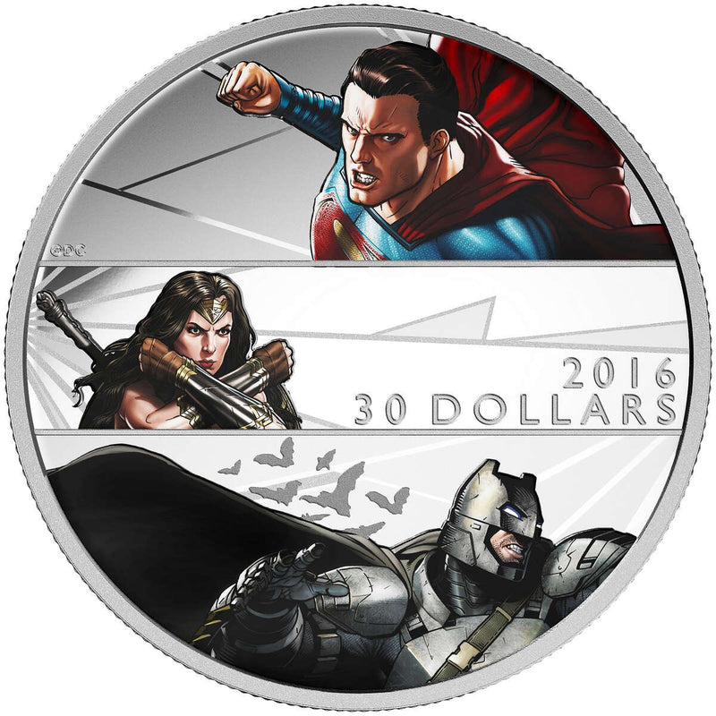 2016 $30 <i>Batman v Superman: Dawn of Justice<sup>TM</sup></i> - Pure Silver Coin Default Title