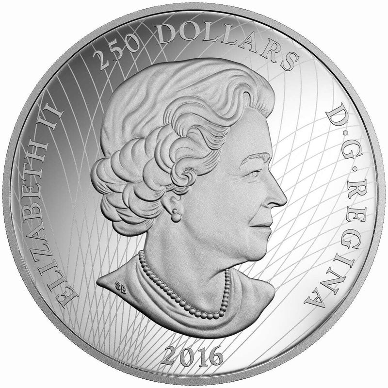 2016 $250 In the Eyes of the Spirit Bear - Pure Silver Kilo Coin Default Title
