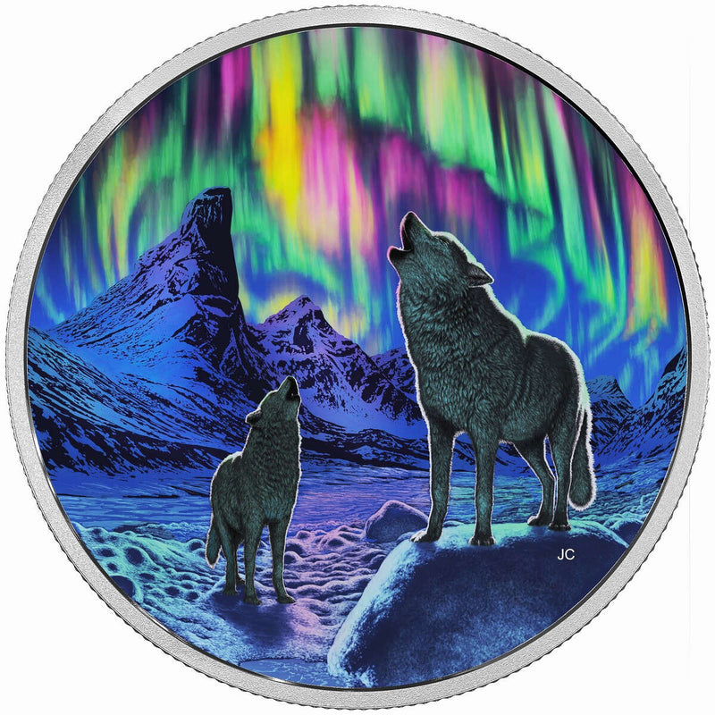 2016 $30 Northern Lights in the Moonlight - Pure Silver Coin Default Title